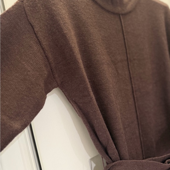 Fate Mocha Knit Sweater Dress - Picture 3 of 6